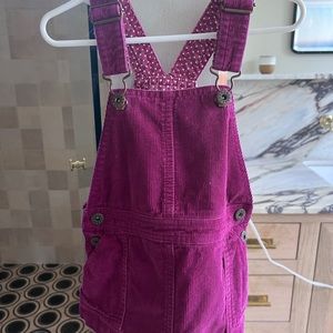 Corduroy overall dress 2T